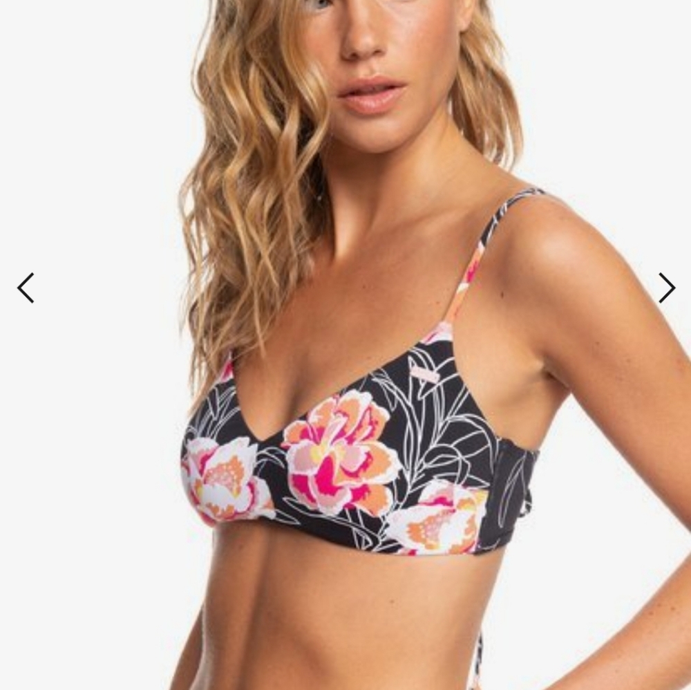 BNWT ~ Roxy Athletic Floral Bikini Set